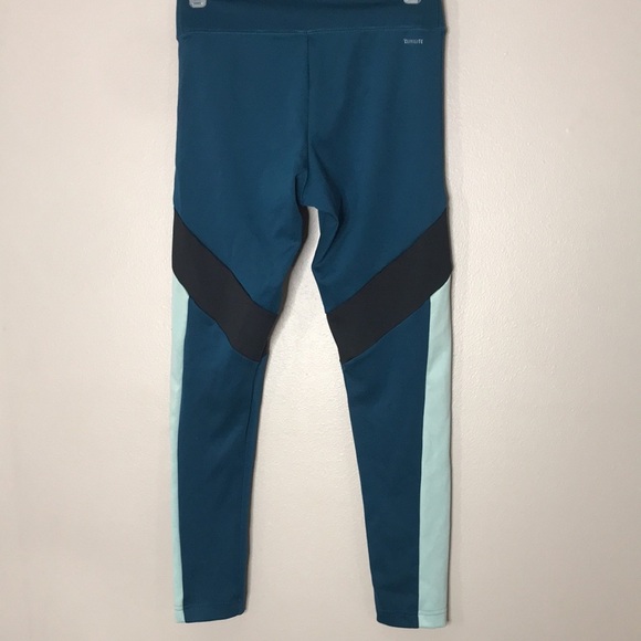 Adidas colorblock climalite move athletic tight leggings size small - Picture 10 of 12